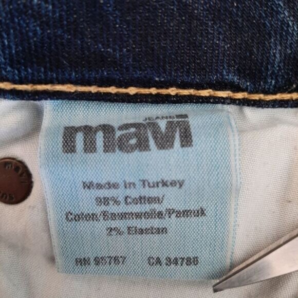 MAVI | Patti Straight Faded & Distressed Ripped  Blue Jeans Sz 28 - Picture 12 of 13